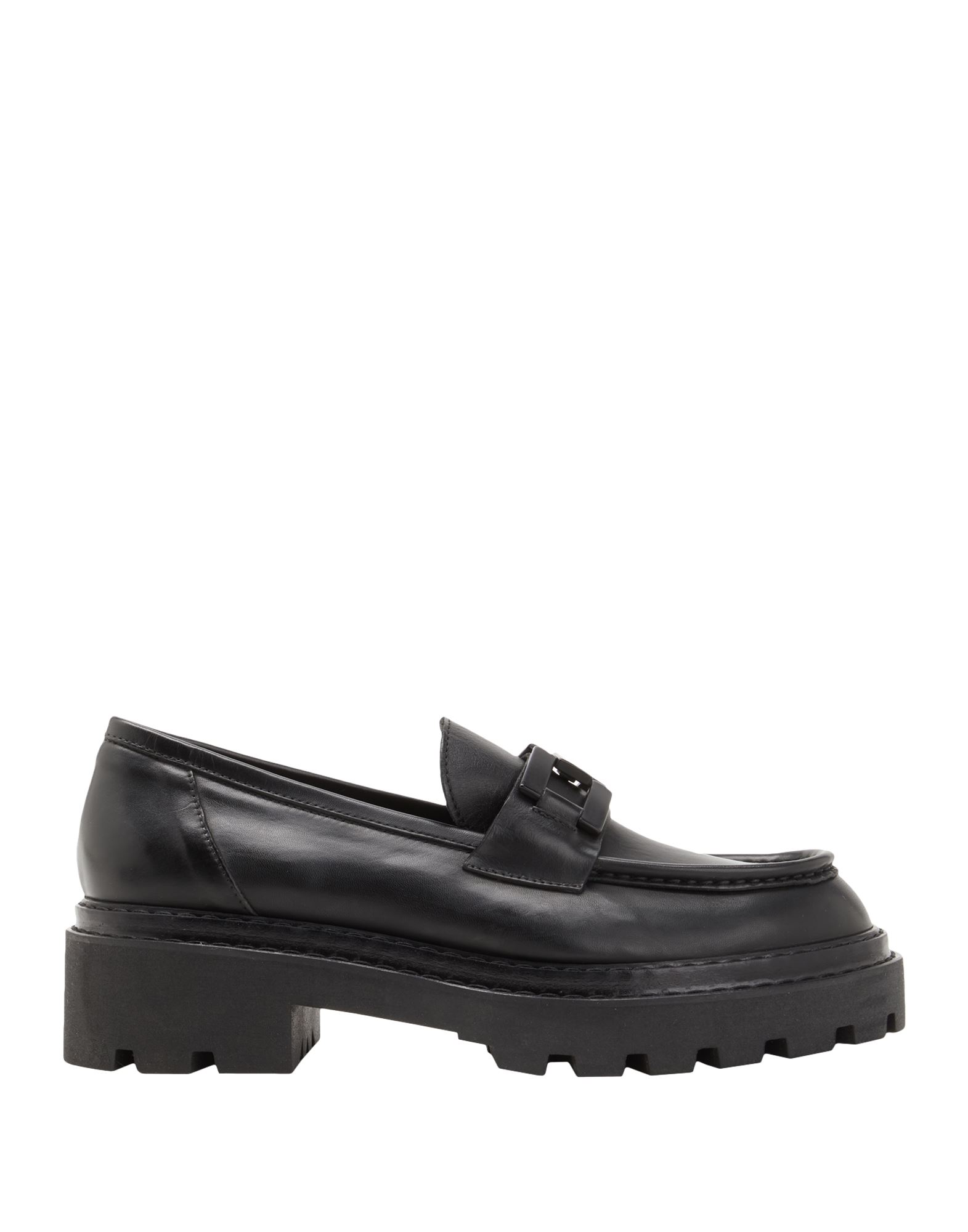 8 BY YOOX【40】デッキシューズ ドライビングシューズ レザー Woman ブラック シティ ゴンミーニ レザー ドライビングシューズ