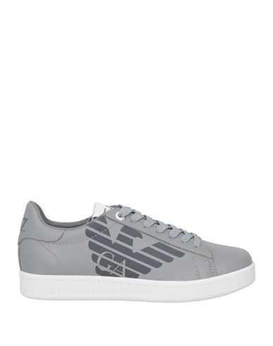 Ea7 Woman Sneakers Grey Size 9.5 Textile Fibers