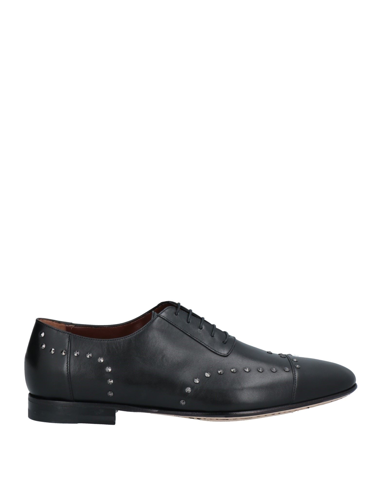 Shop A.testoni A. Testoni Man Lace-up Shoes Black Size 7 Soft Leather