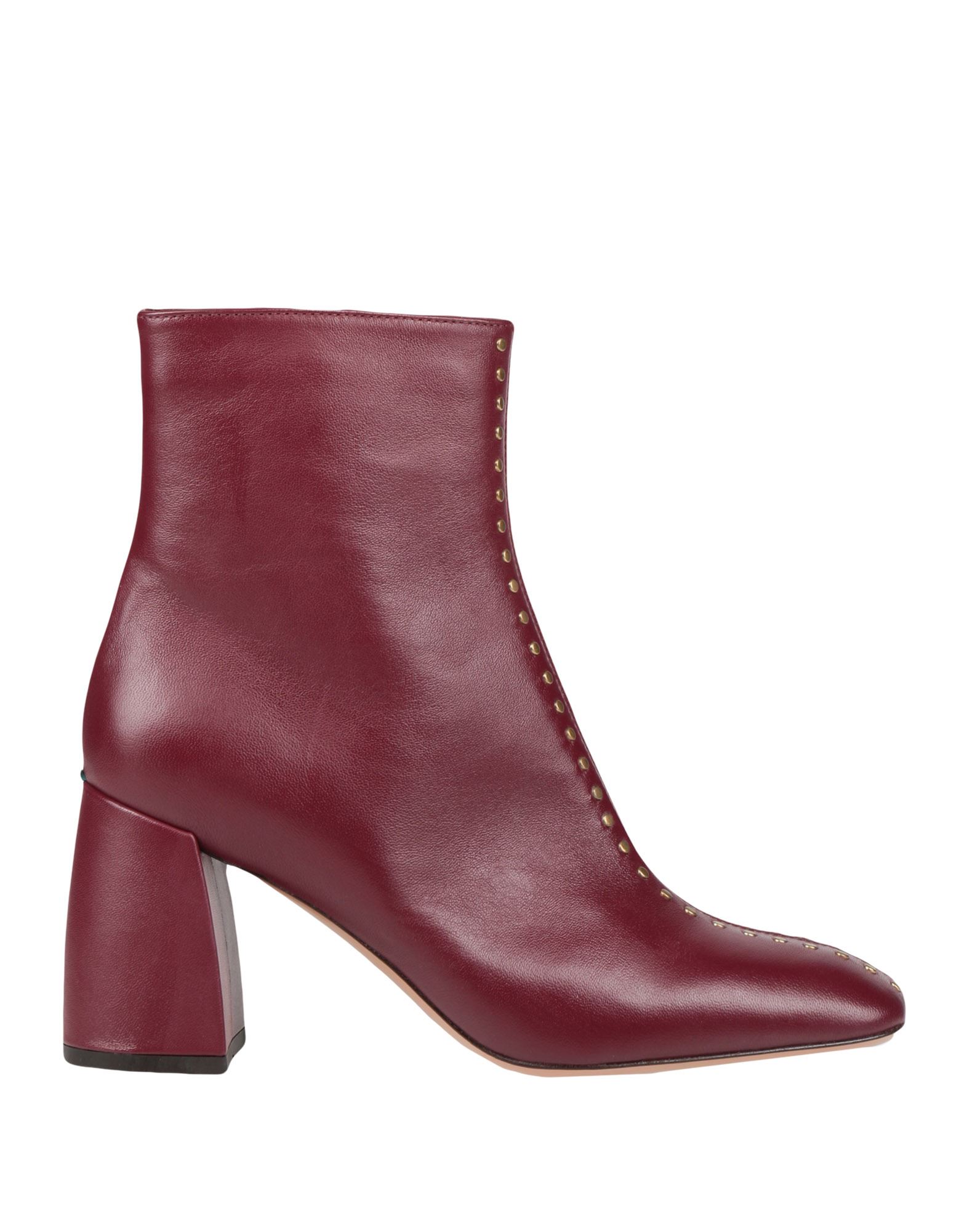 A.bocca Ankle Boots In Maroon