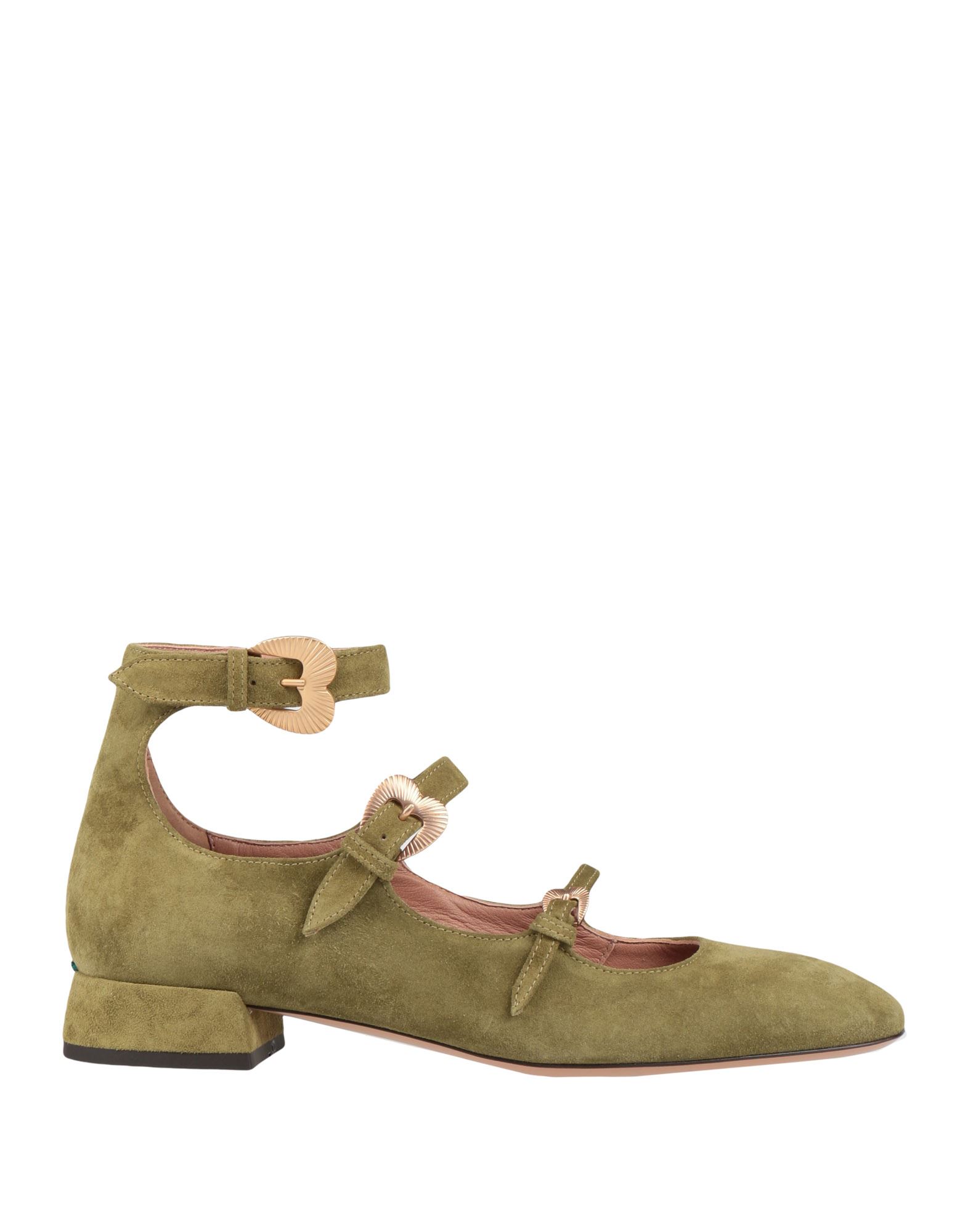 A.bocca Ballet Flats In Military Green