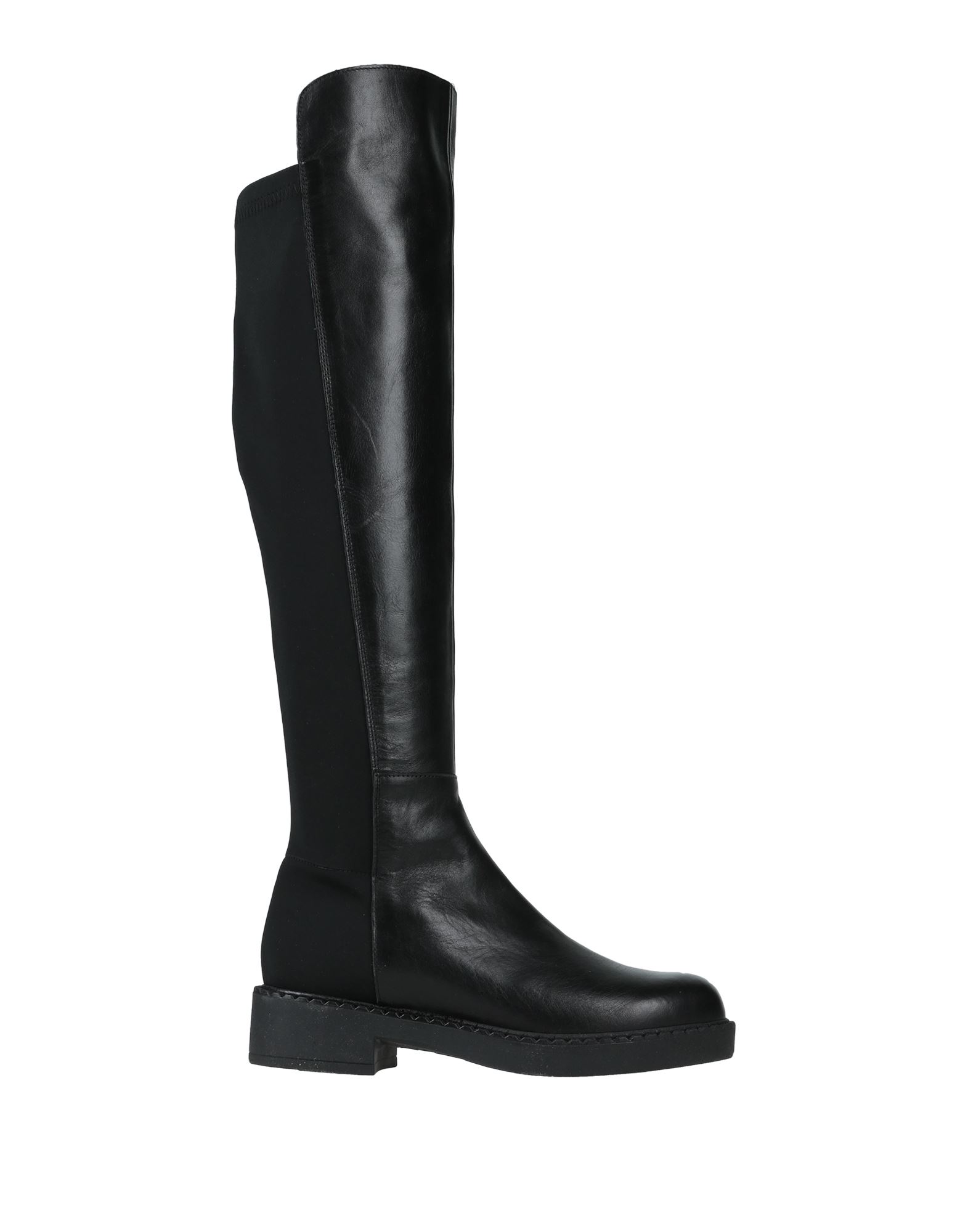 Albano Knee Boots In Black | ModeSens