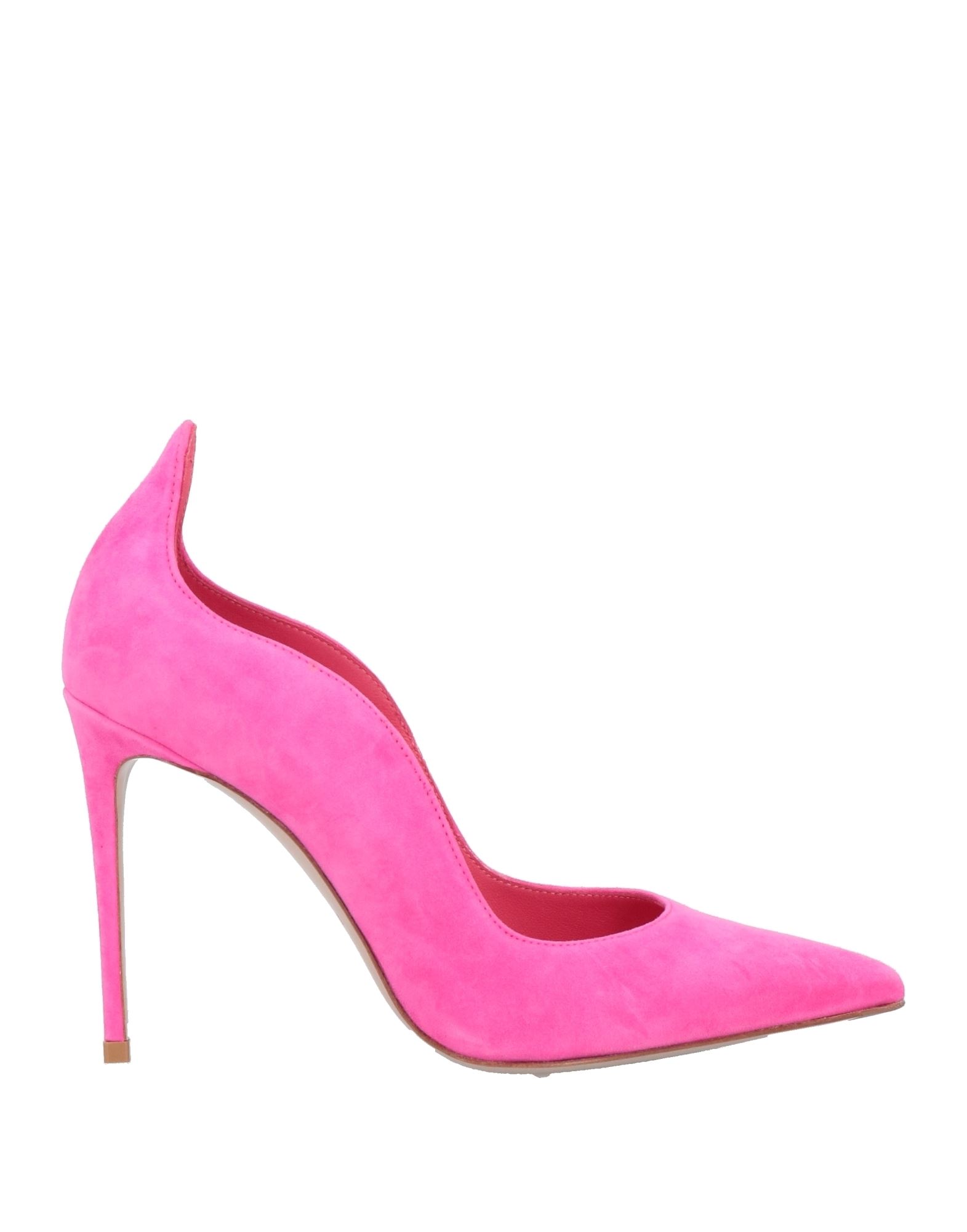 Le Silla Sculpted Pointed Pumps In Fuchsia