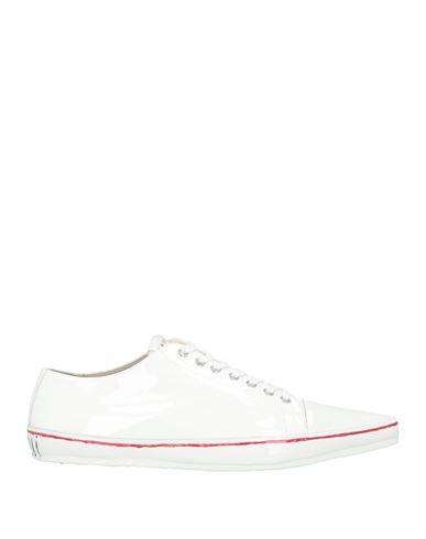 Marni Man Sneakers Off White Size 12 Soft Leather