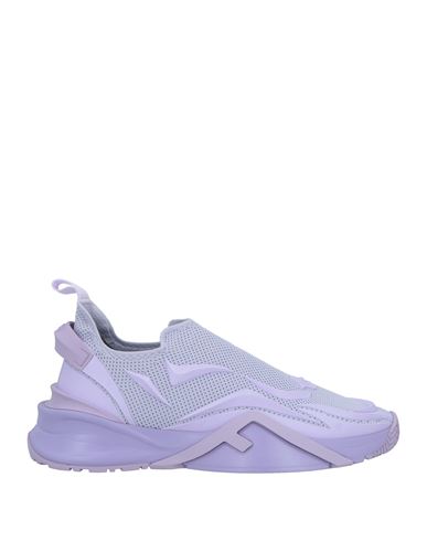 Shop Fendi Man Sneakers Purple Size 8 Textile Fibers