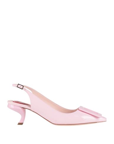 Roger Vivier Woman Pumps Light Pink Size 8 Soft Leather