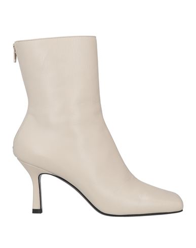 Giampaolo Viozzi Woman Ankle Boots Off White Size 6 Soft Leather