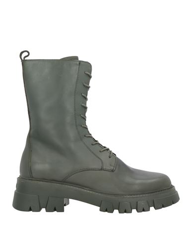 Ash Woman Ankle Boots Military Green Size 6 Soft Leather