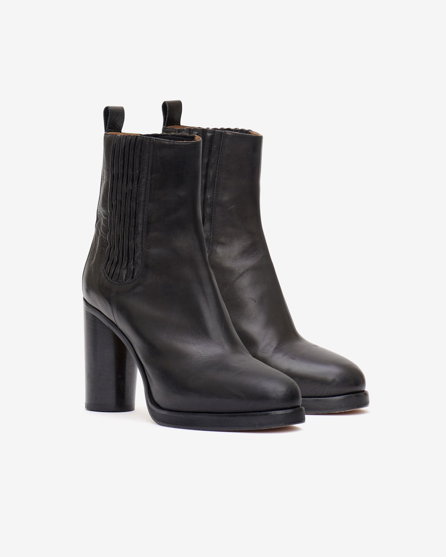 Isabel Marant, Lilde Leather Ankle Boots - Women - Black