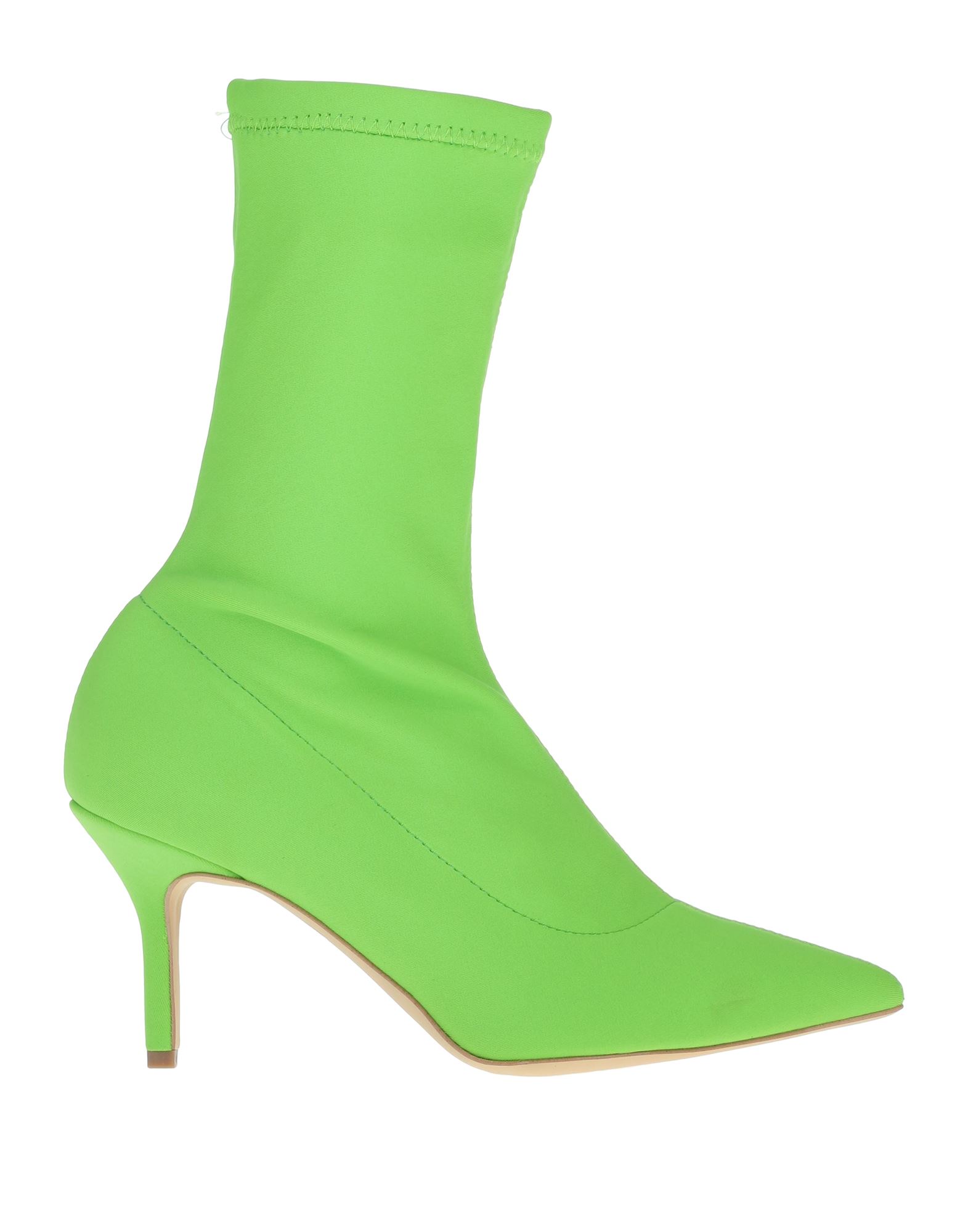 Divine Follie Ankle Boots In Acid Green