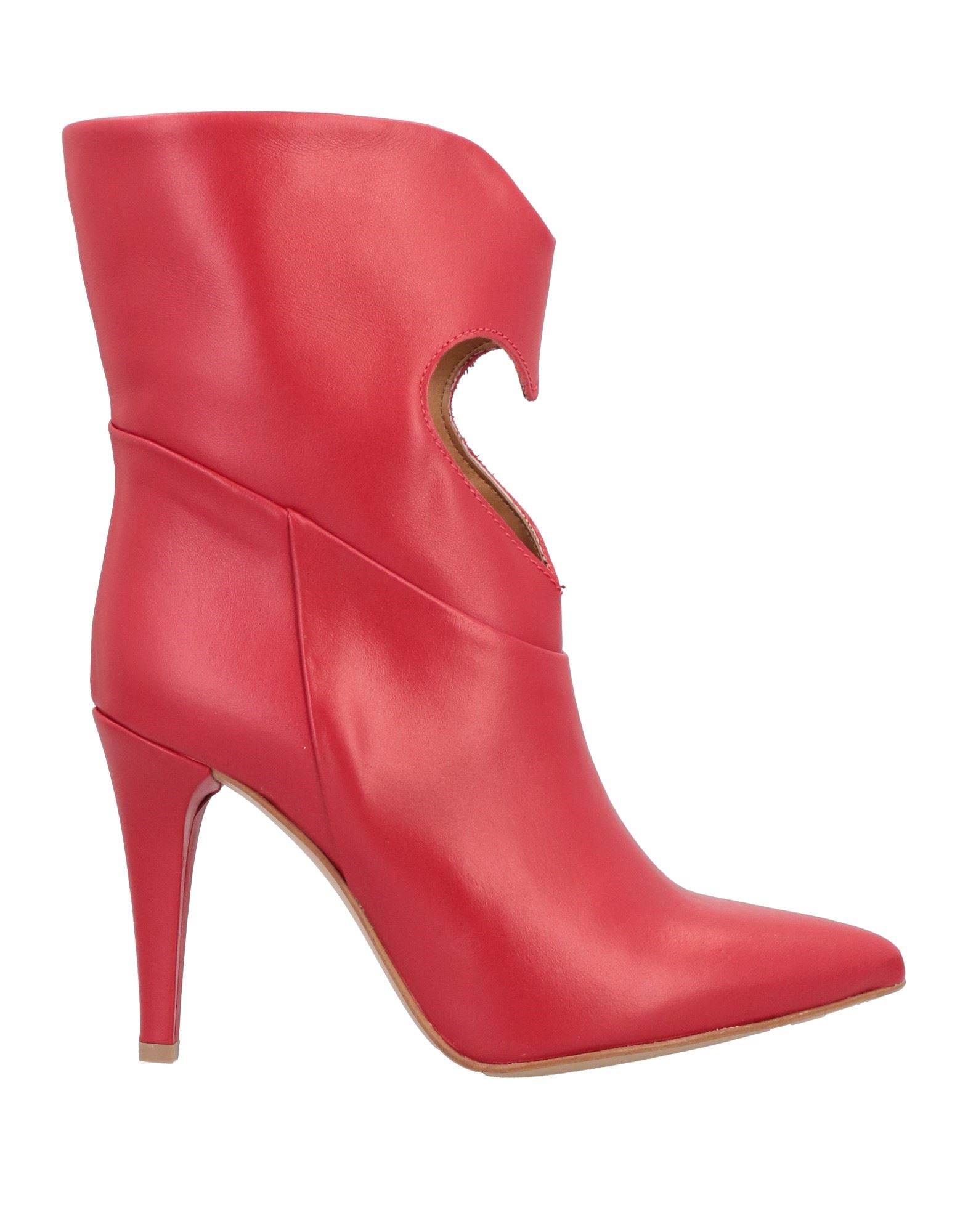 Divine Follie Ankle Boots In Red