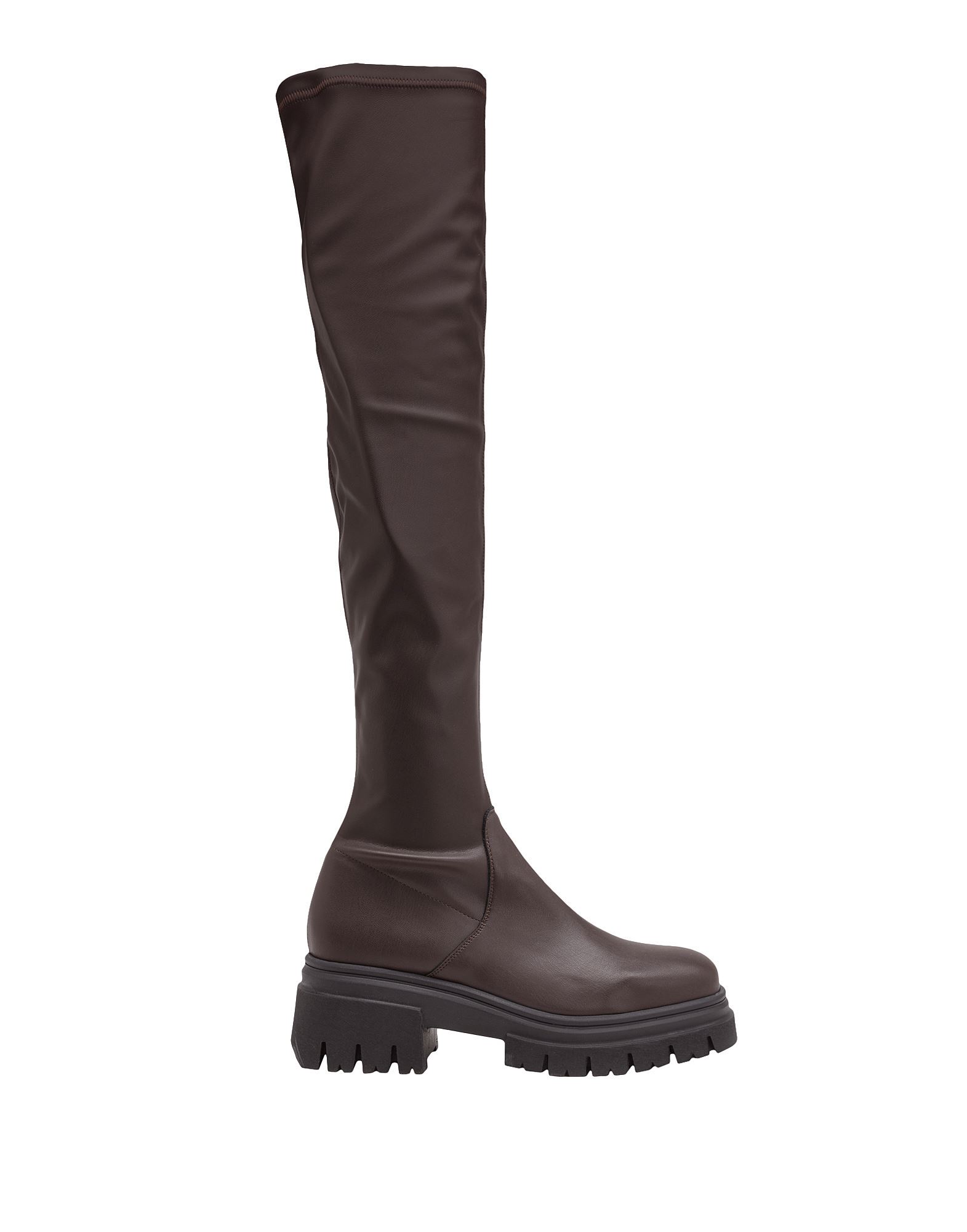 8 By Yoox Knee Boots In Brown