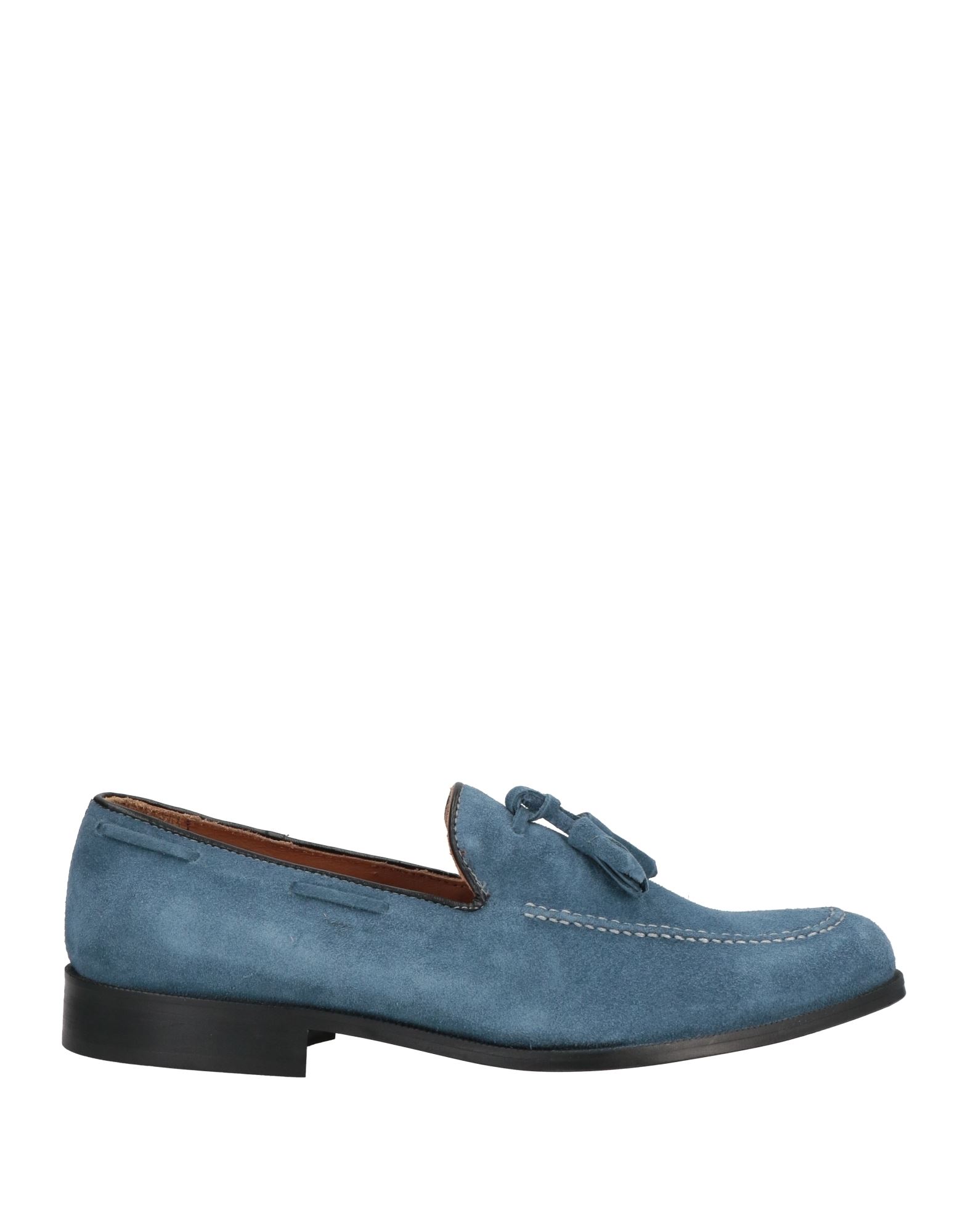 Grey Daniele Alessandrini Loafers In Slate Blue