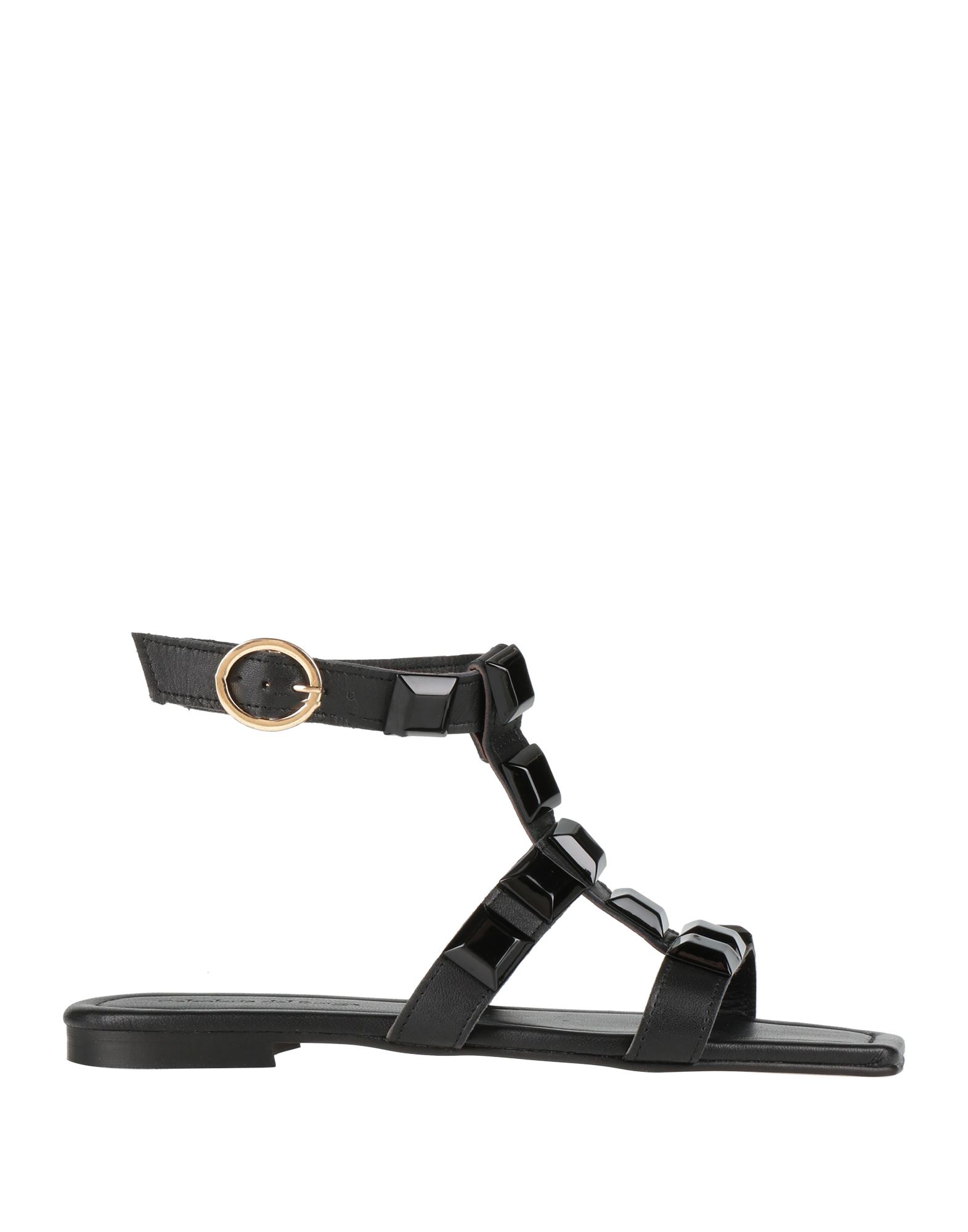 Calzoleria Del Borgo Sandals In Black