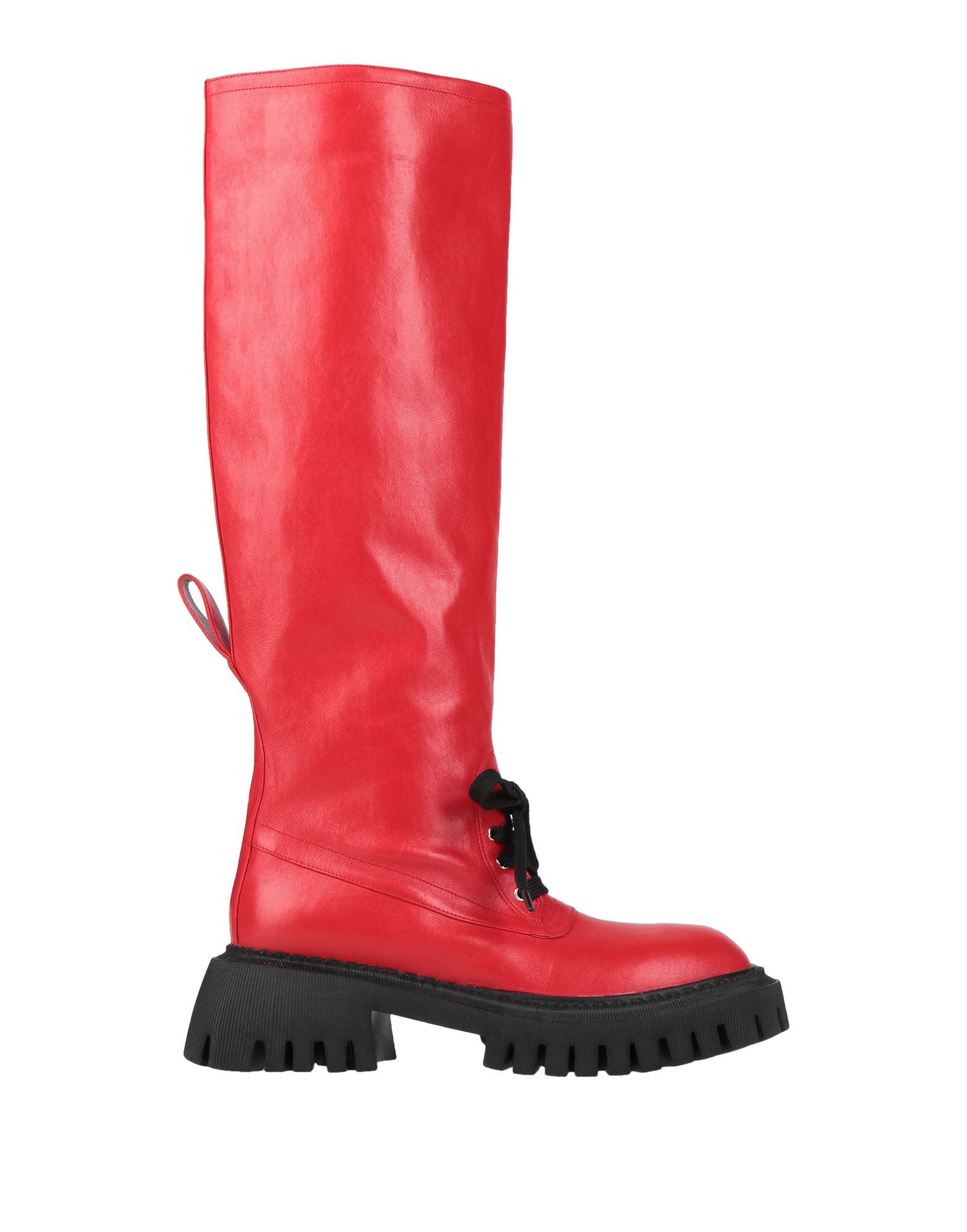 Lerre Knee Boots In Red