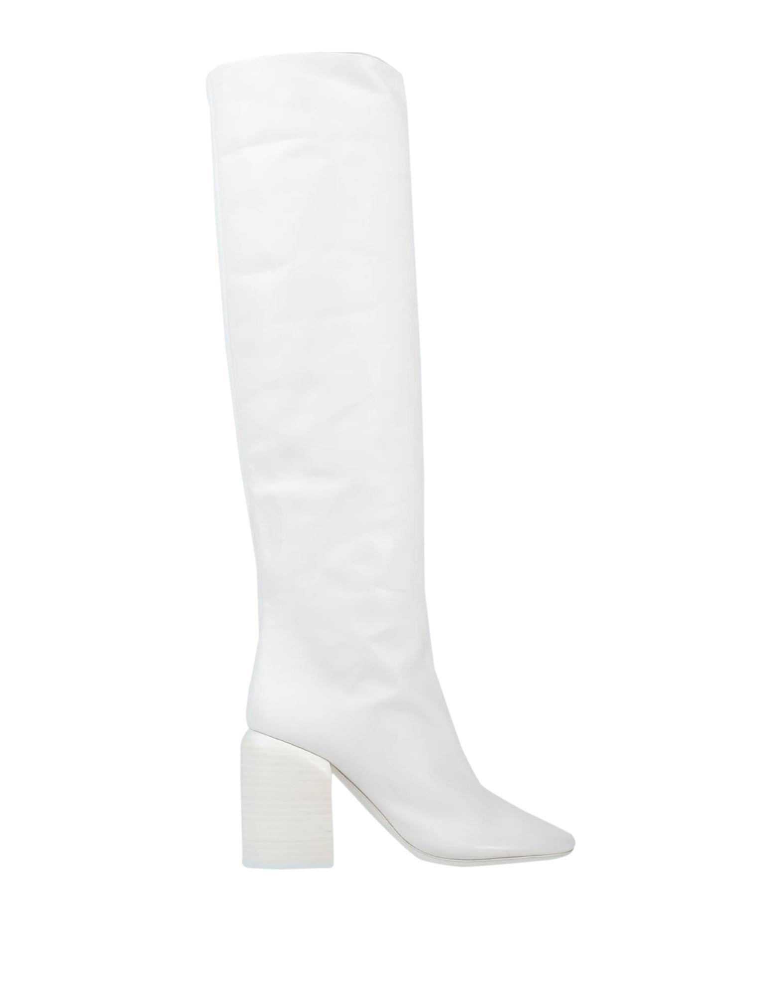 Jil Sander Knee Boots In White