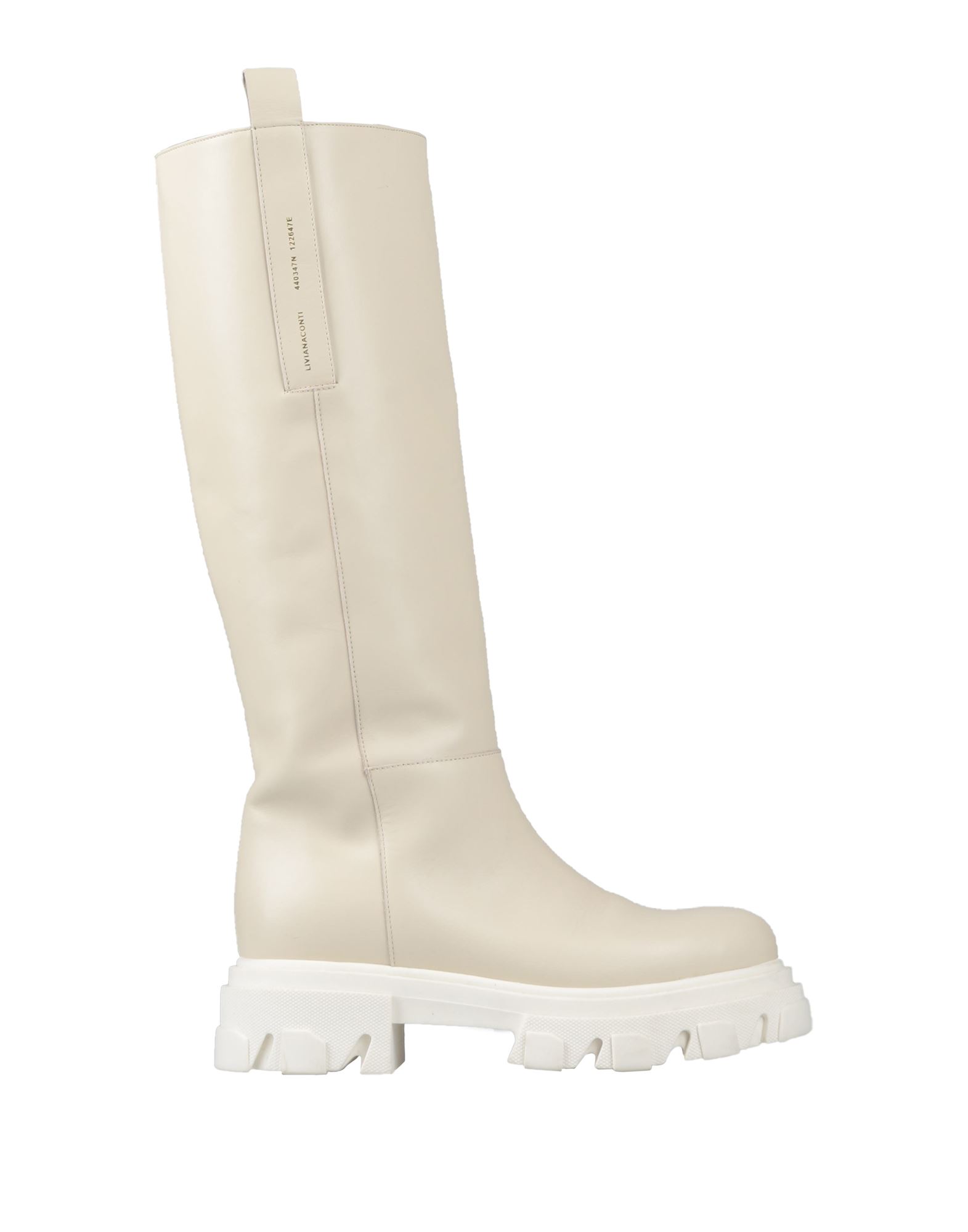 Liviana Conti Knee Boots In Ivory
