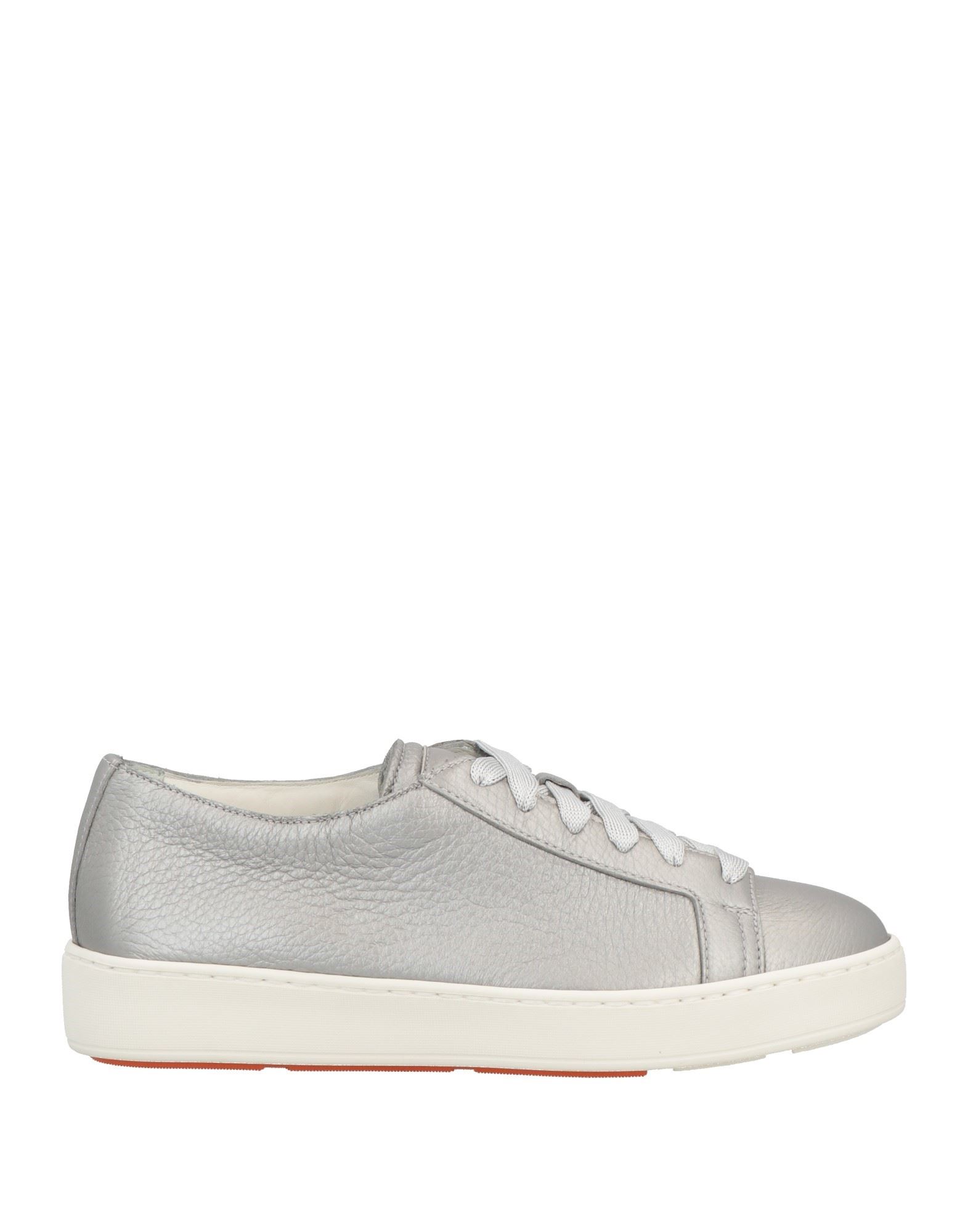 Santoni Sneakers In Silver