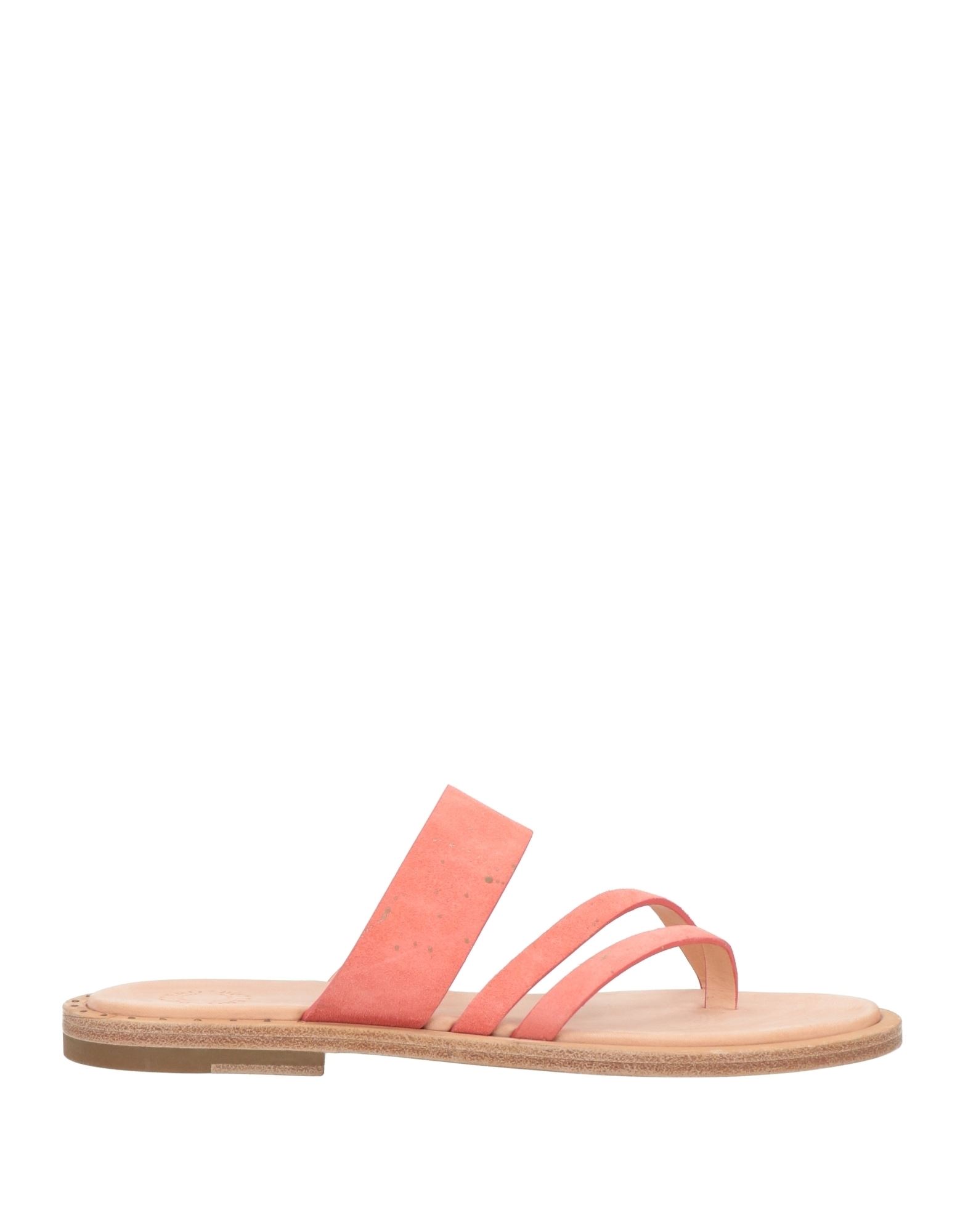 Buttero Toe Strap Sandals In Red