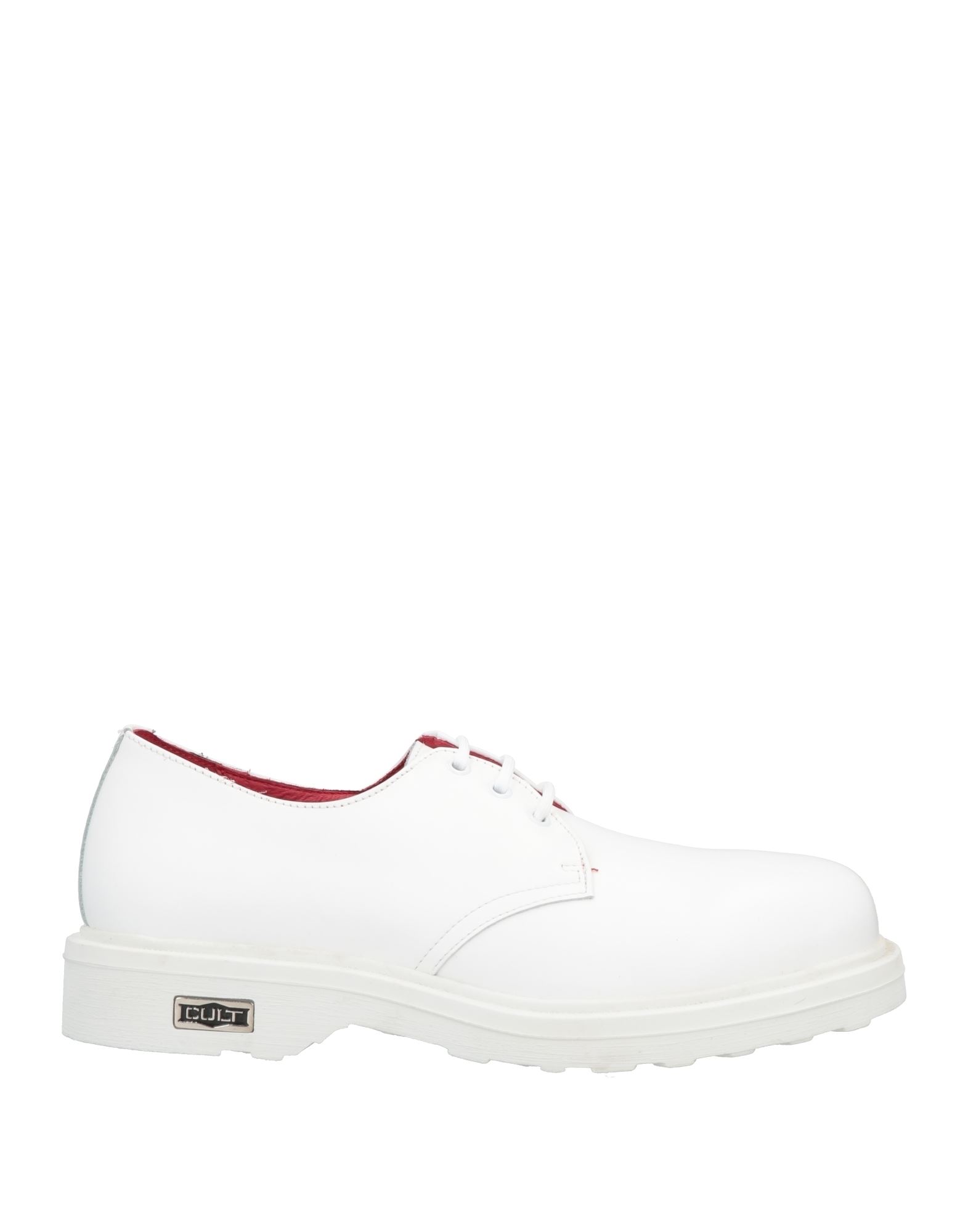 Cult Bolt Lace-up Shoes In White