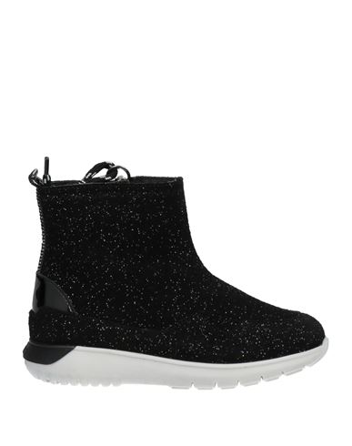 Hogan Junior Toddler Girl Ankle Boots Black Size 9c Soft Leather In Black