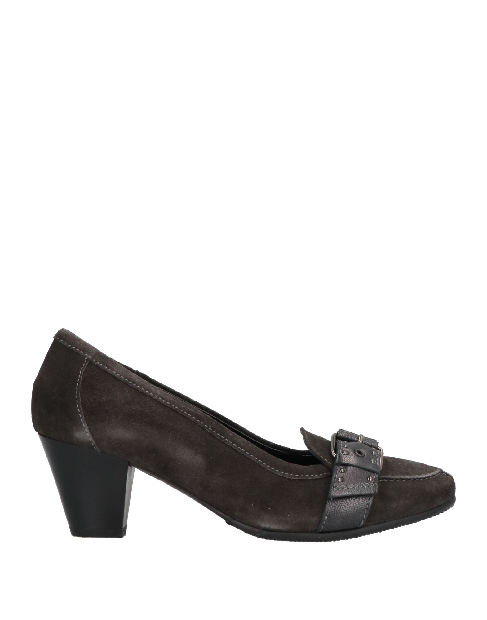 Donna Soft Loafers In Lead