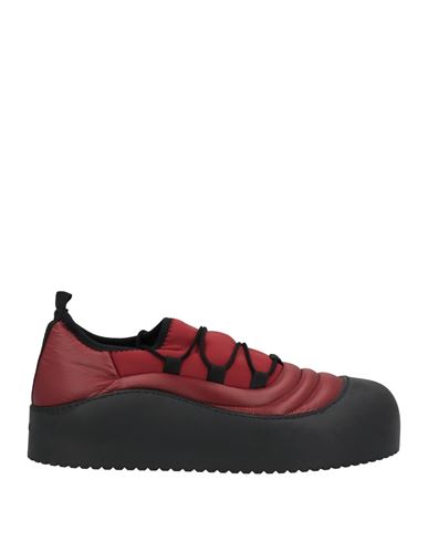 Vic Matie Vic Matiē Woman Sneakers Brick Red Size 6 Soft Leather, Textile Fibers