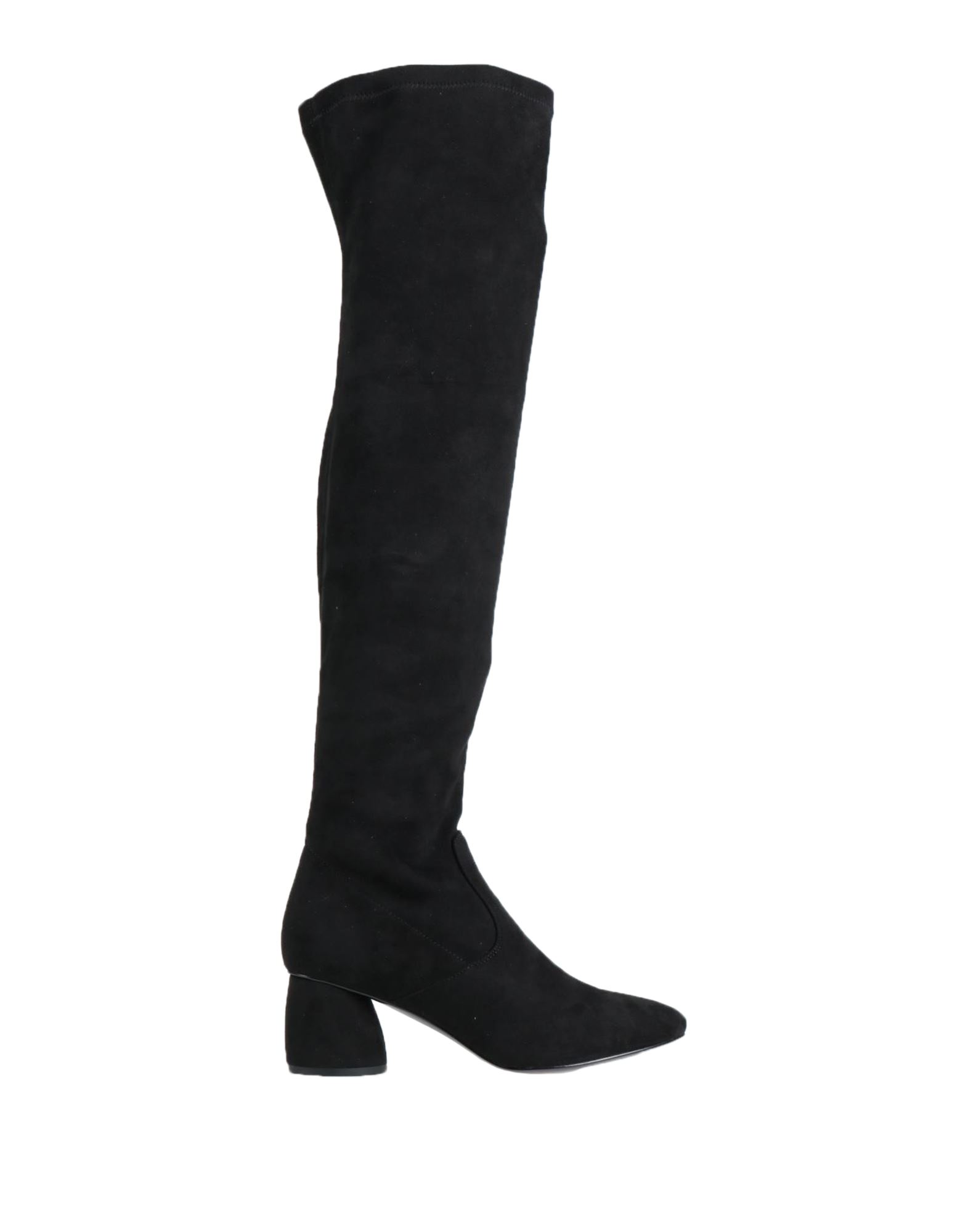 Tosca Blu Knee Boots In Black