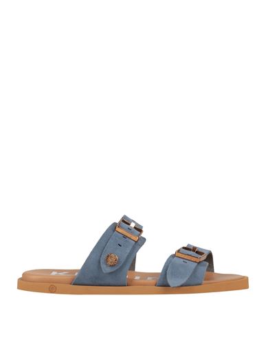 Kianid Woman Sandals Sky Blue Size 8 Soft Leather