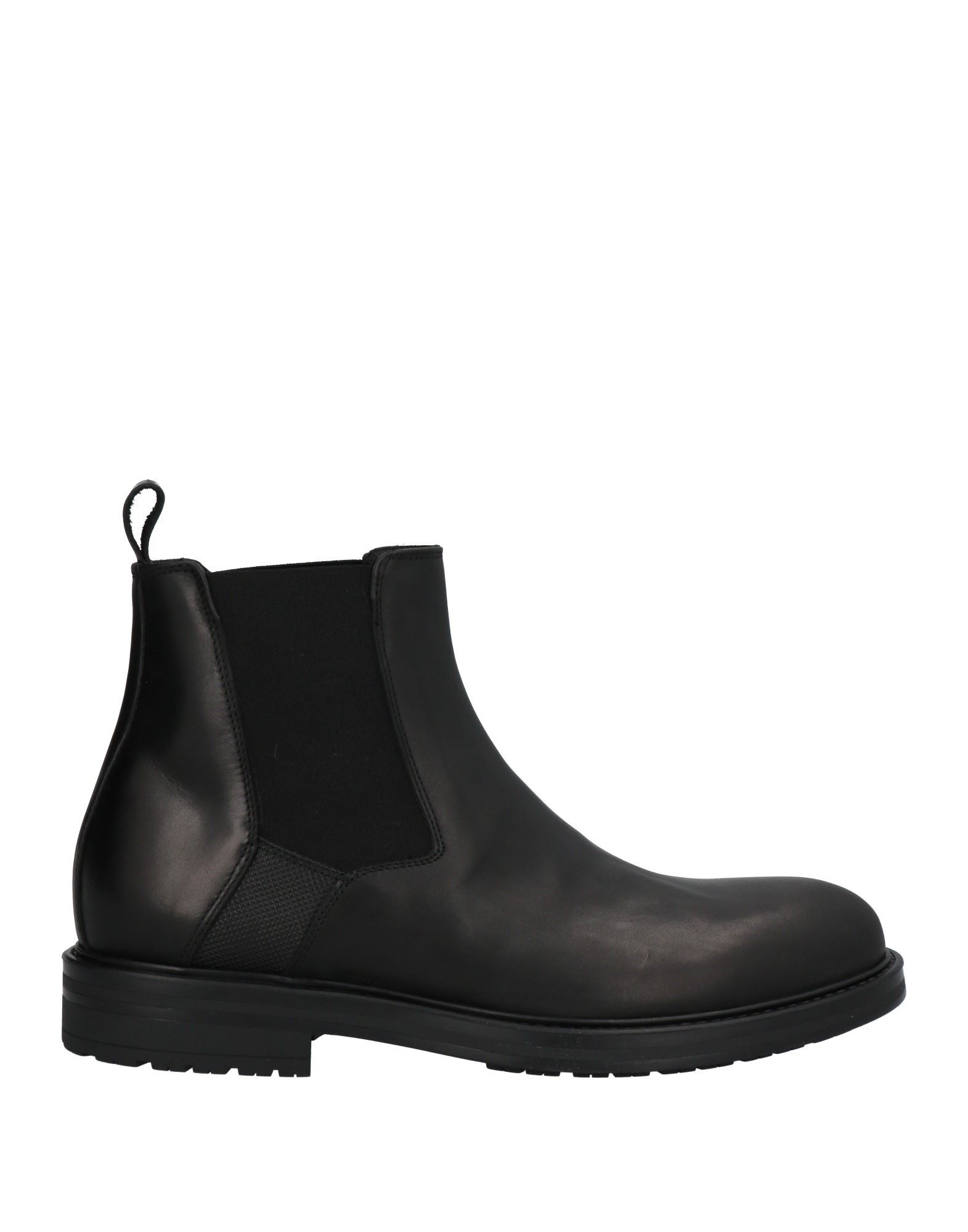 Giovanni Conti Man Ankle Boots Black Size 12 Soft Leather In Black