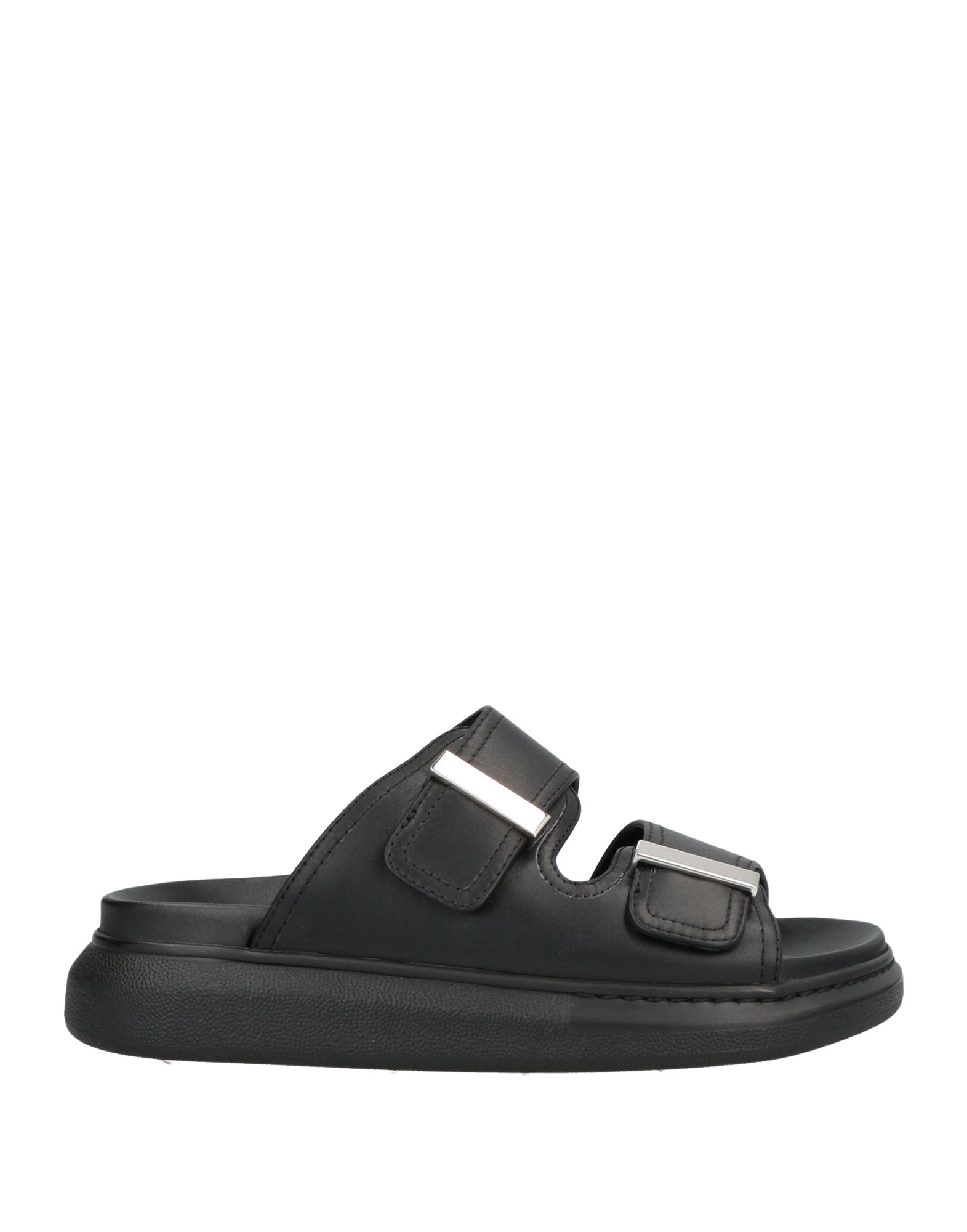 Alexander Mcqueen Hybrid Slides In Black
