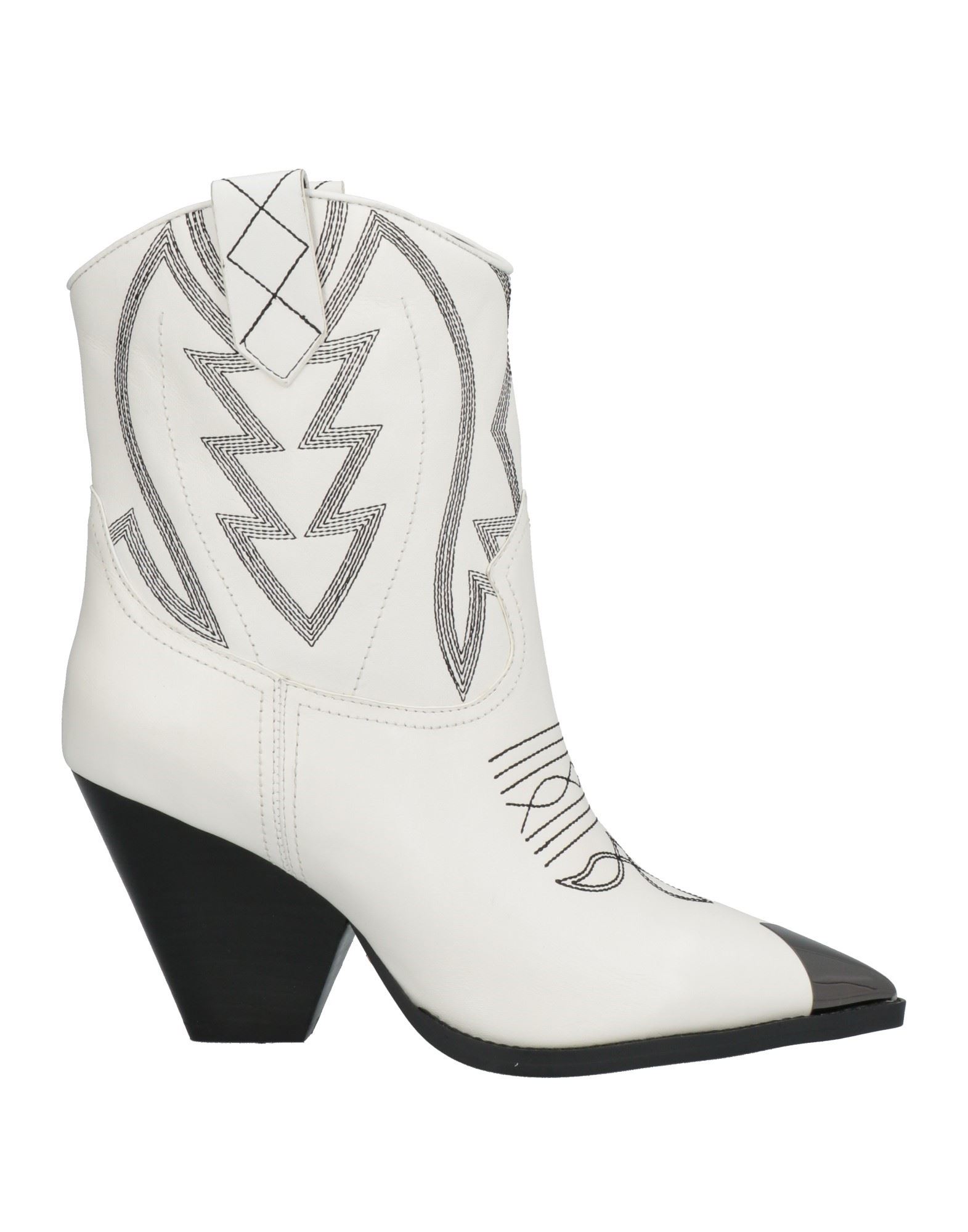 Lola Cruz Ankle Boots In White