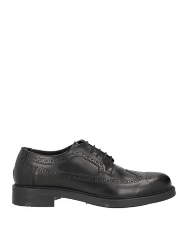 Triver Flight Man Lace-up Shoes Black Size 13 Soft Leather