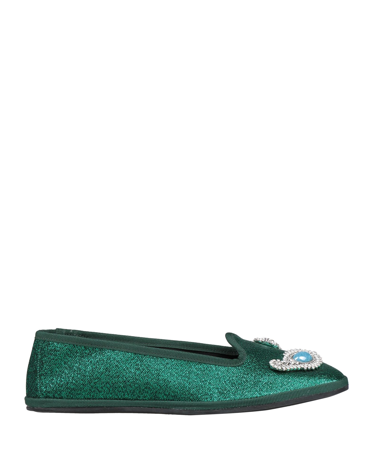 Giannico Loafers In Green