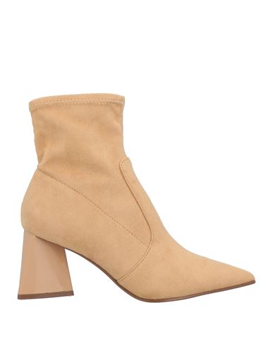 Steve Madden Woman Ankle Boots Sand Size 10 Textile Fibers In Beige