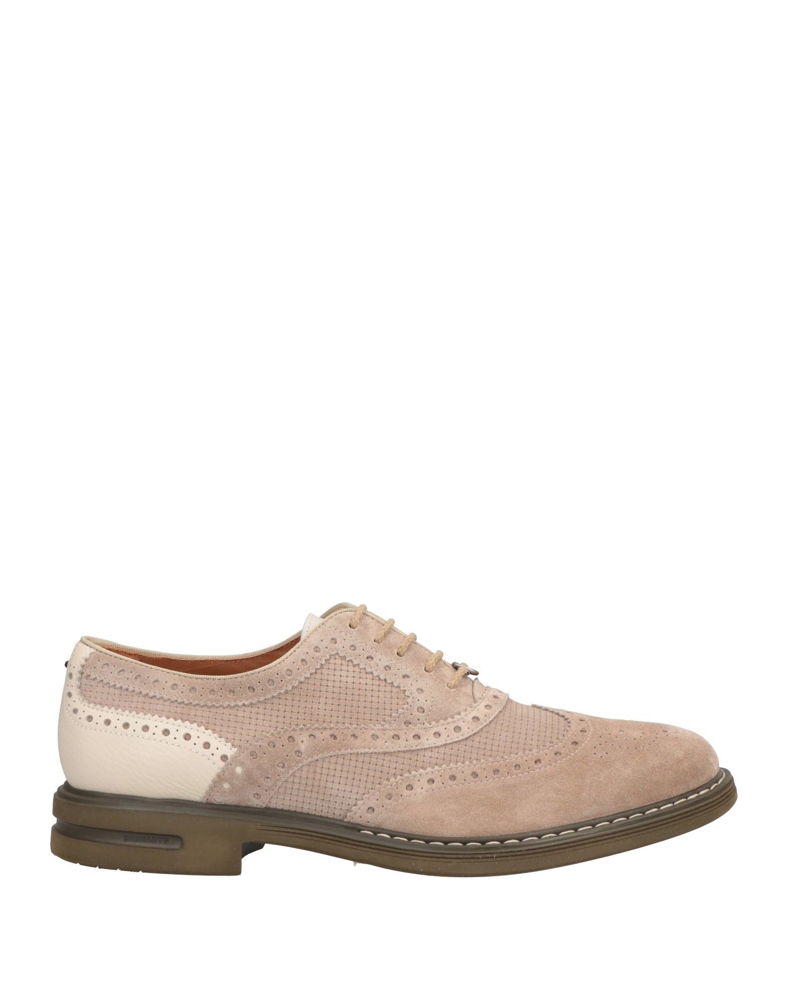 Womens Shoes Flats and flat shoes Lace Up shoes and boots Alberto Guardiani Leather Lace-up Shoes in Beige Natural 