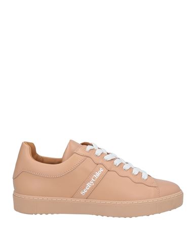 See By Chloé Woman Sneakers Blush Size 8 Soft Leather In Pink