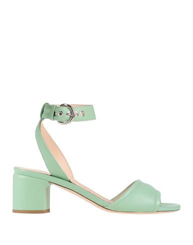 Agl Attilio Giusti Leombruni Agl Woman Sandals Light Green Size 7.5 Soft Leather In Green