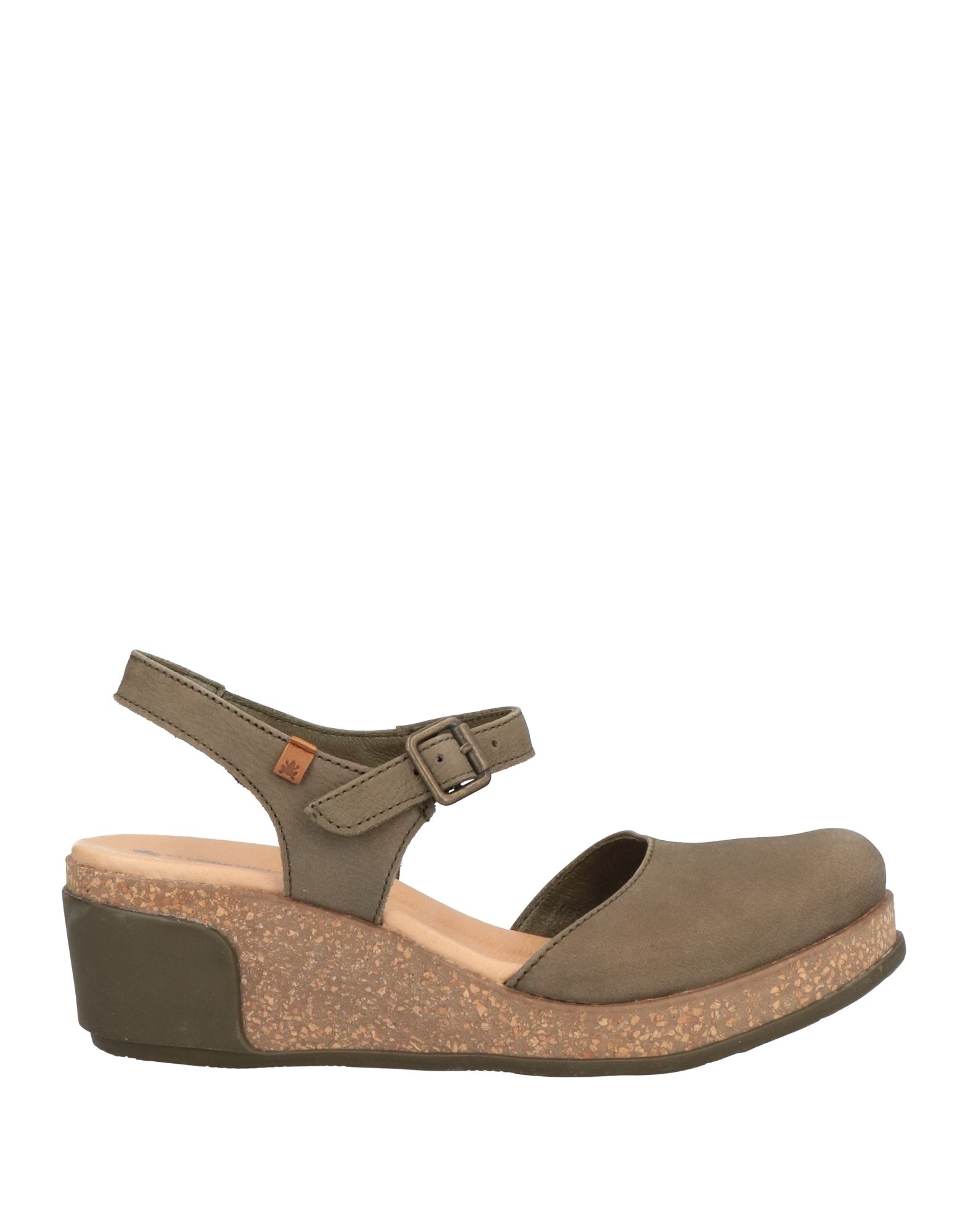 El Naturalista Mules & Clogs In Military Green