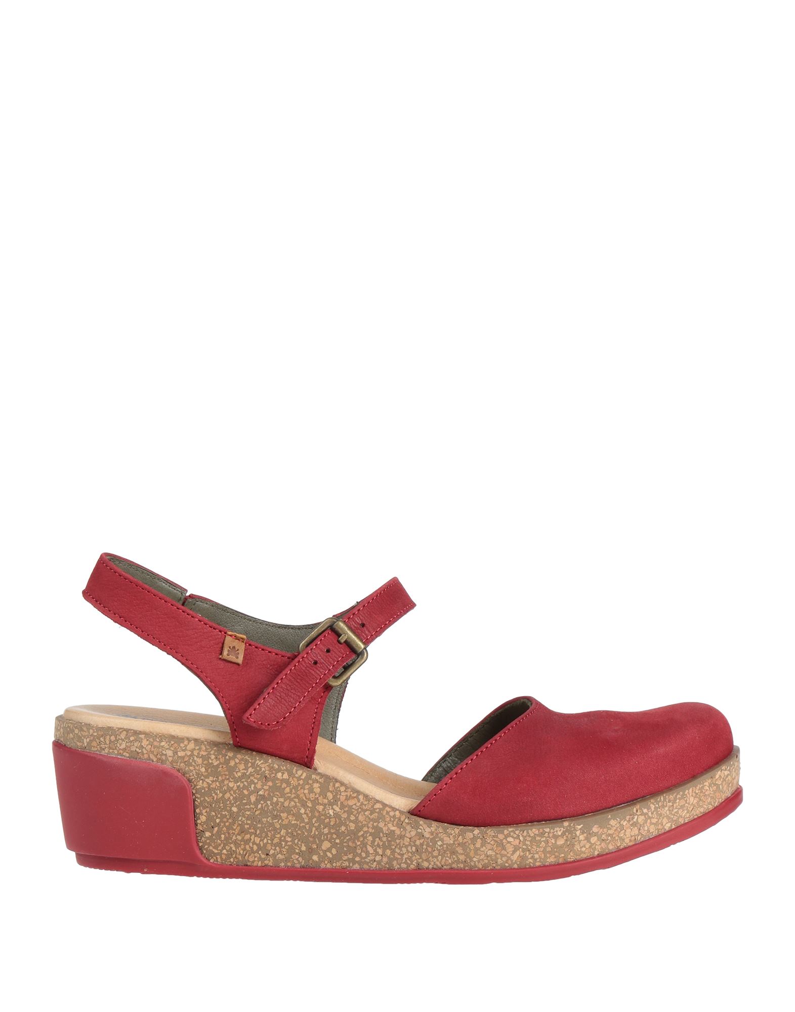 El Naturalista Mules & Clogs In Brick Red