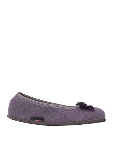 Haflinger Woman House Slipper Purple Size 10 Textile Fibers In Purple
