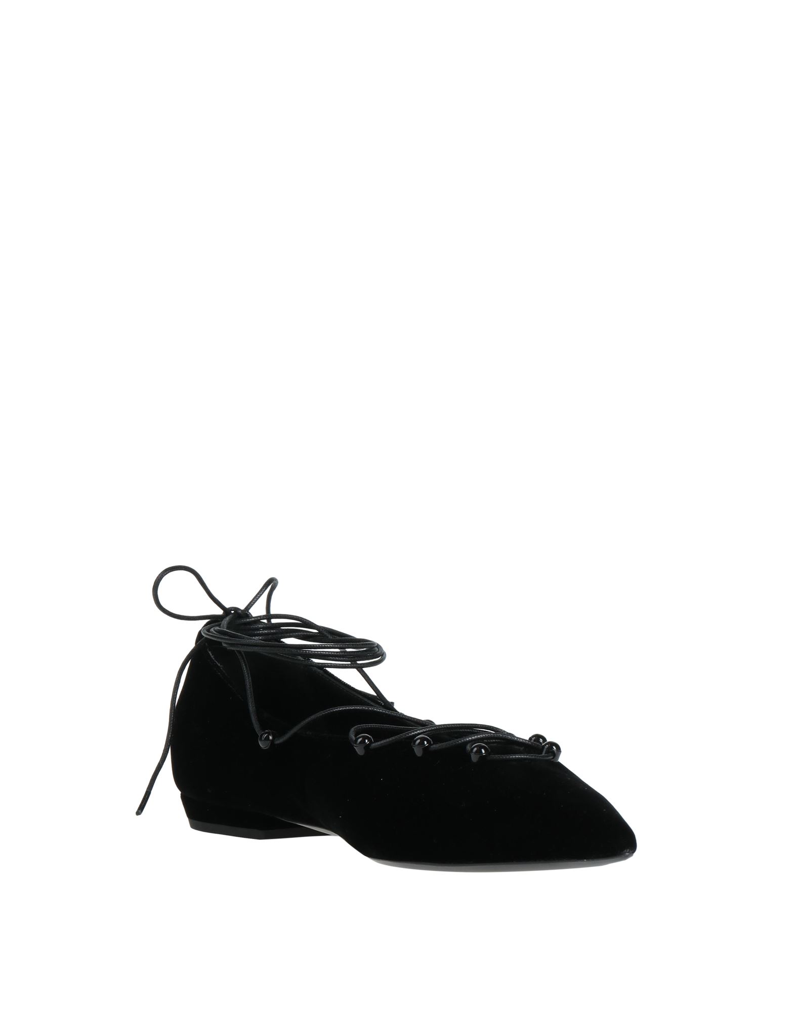 Emporio Armani Ballet Flats In Black