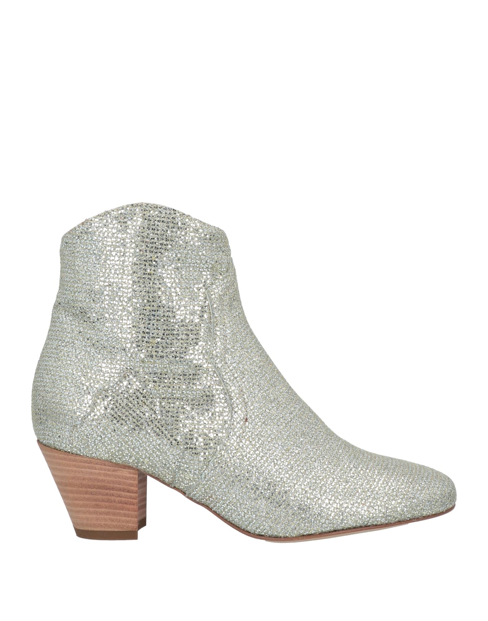 Anna F. Ankle Boots In Silver