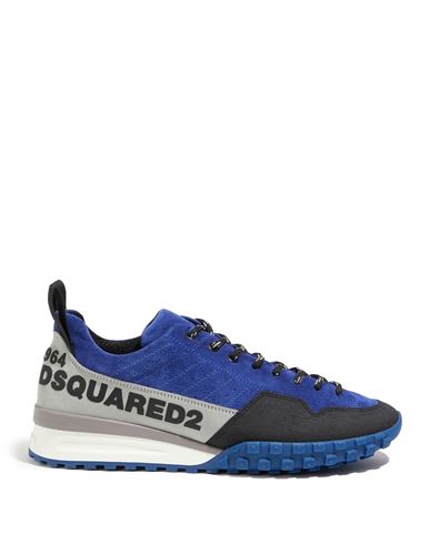 Dsquared2 Man Sneakers Midnight Blue Size 7 Soft Leather