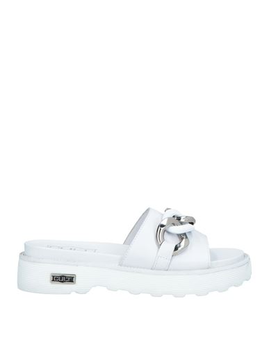 Cult Woman Sandals White Size 9 Soft Leather