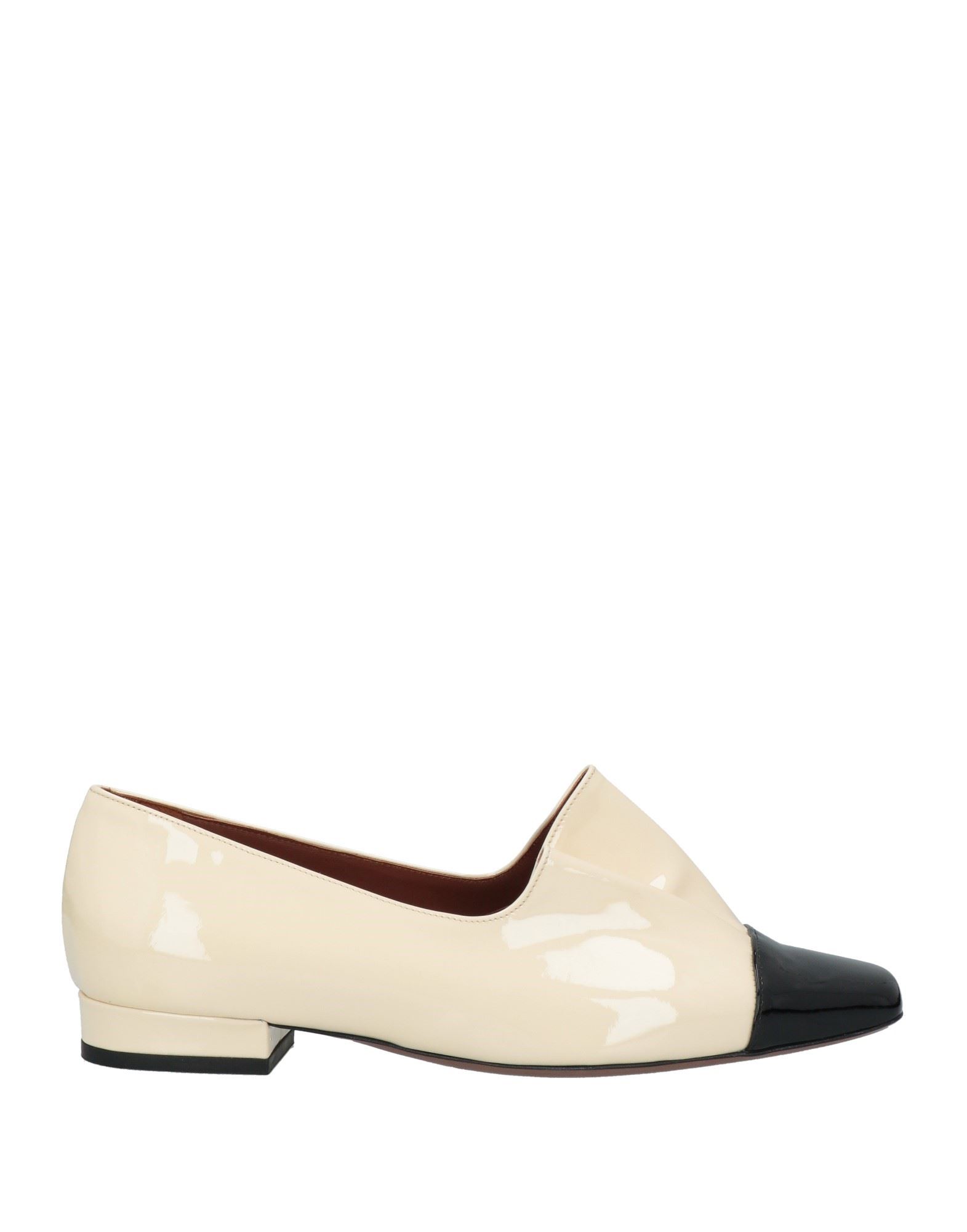 L'autre Chose Low Shoes Loafers Women Ivory And Black In White