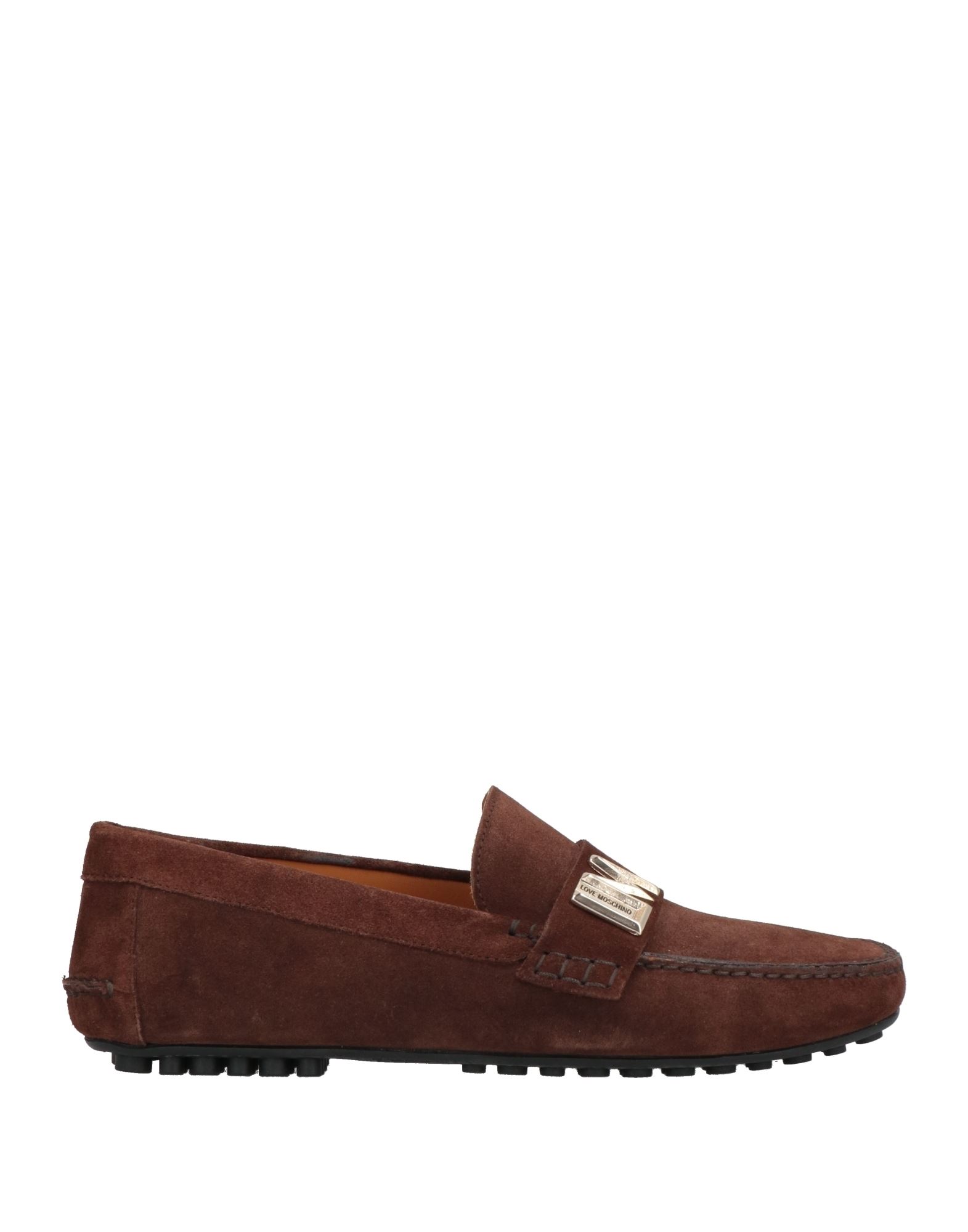 Love Moschino Loafers In Brown