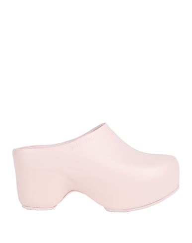 Givenchy Stylish Leather G Clog Flat With 5 Cm Heel Height In Pink