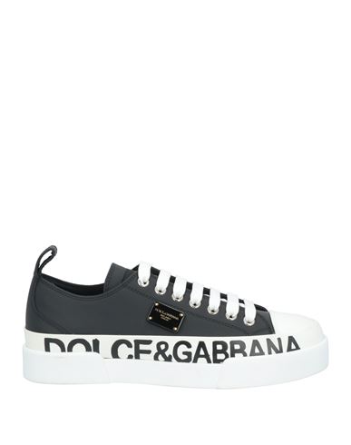 Dolce & Gabbana Woman Sneakers Black Size 6.5 Leather In Black