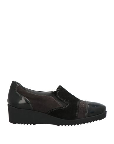 Melluso Woman Loafers Black Size 7 Textile Fibers In Black